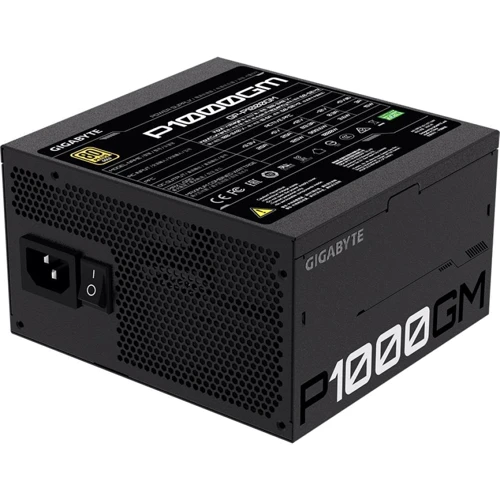 Блок питания GIGABYTE P1000GM: Модульные (съемные) кабеля Есть