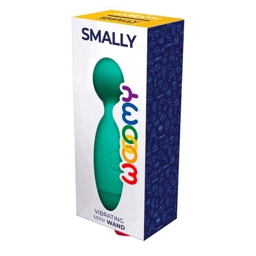 Вибромассажер Wooomy Smally Mini Wand Turquoise