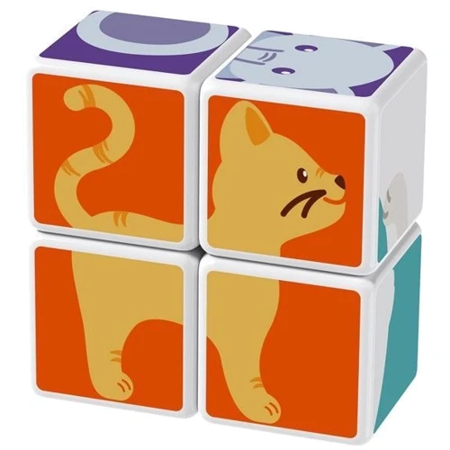 Магнітні кубики Geomag Magicube Animal Friends Друзі тварин (132): Тип кубики