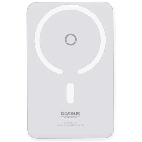 Внешний аккумулятор Baseus Power Bank 5000mAh Magnetic Bracket Wireless Fast-Charging 20W White (P10064101223-00): Кабели/переходники для смартфонов в комплекте USB Type-C