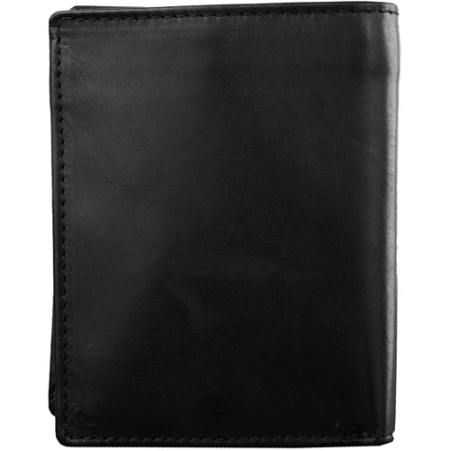 Мужское портмоне Smith&Canova черное (FUL-92402-black): Материал Натуральная кожа
