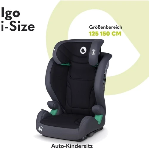 Автокресло Lionelo Igo i-Size Grey Graphite (LO-IGO I-SIZE GREY GRAPHITE): Вес ребенка 15-36 кг