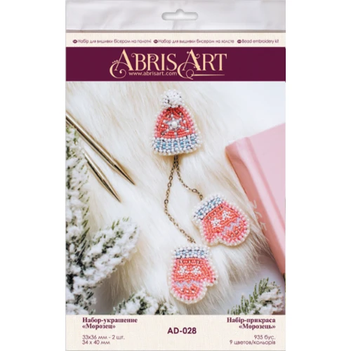 Abrisart AD-028 Набор для вышивки бисером украшения Морозец: Производитель Abrisart