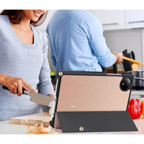 Аксесуар для планшетних ПК BeCover Smart Case Rose Gold для Xiaomi Redmi Pad SE 8.7 (711909)