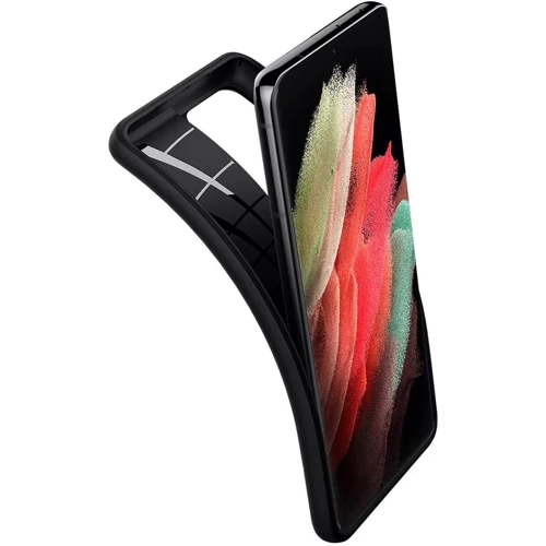 Чохол для телефона Spigen Core Armor Matte Black (ACS02377) для Samsung G998 Galaxy S21 Ultra: Матеріал TPU (термополиуретан)