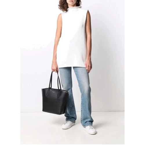 Женская сумка тоут Michael Kors Jane Lg Tote Черная (30T1GJBT3L001): Фактура Матовая, Зернистая
