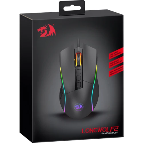 Мышь Redragon Lonewolf 2 USB Black (77616) фото 9