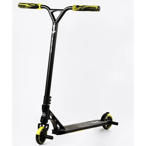 Самокат трюковый Best Scooter Reactor Black and Yellow (112771)