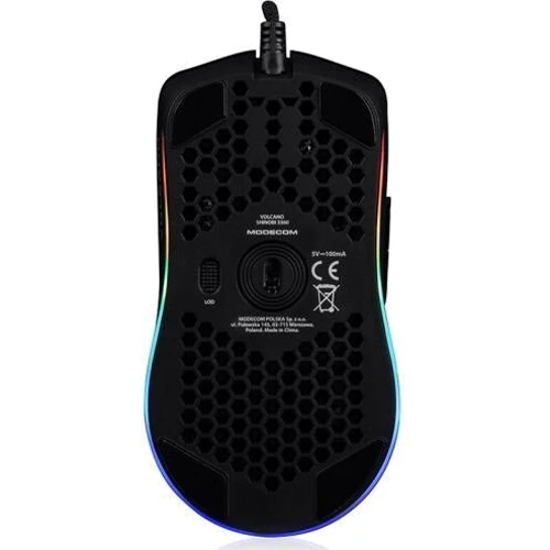 Мышь Modecom Shinobi 3327 Volcano (M-MC-SHINOBI-3327-100): Длина кабеля 1.8 м