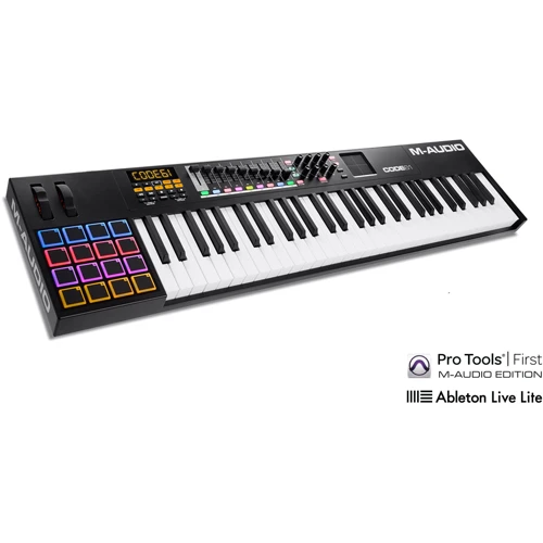 M-AUDIO Code 61 (Black): Размер клавиш Полноразмерные