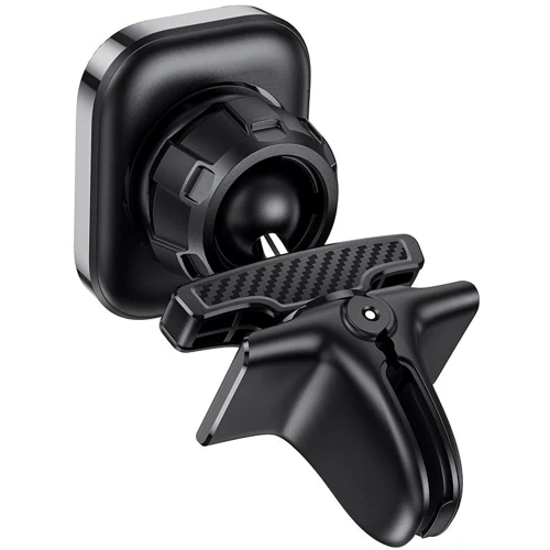 Держатель Hoco Car Holder Air Vent S49 Black: Совместимость Apple, универсальный