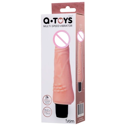 Реалистичный вибратор Toyfa A-Toys Multi-Speed Vibrator