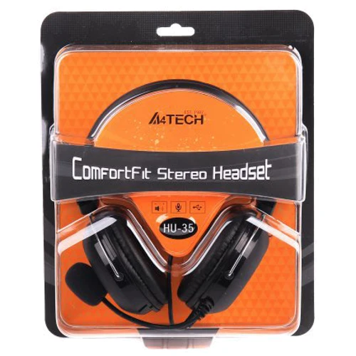 Наушники A4Tech Fstyler HU-35 Black: Диапазон частот (Гц) 20 - 20000