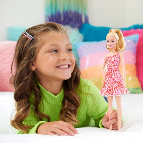Кукла Barbie Fashionistas в сарафане в цветочный принт (HJT02) фото 4