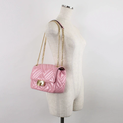 Женская сумка через плечо Michael Kors розовая (193599447520): Застежка Механическая