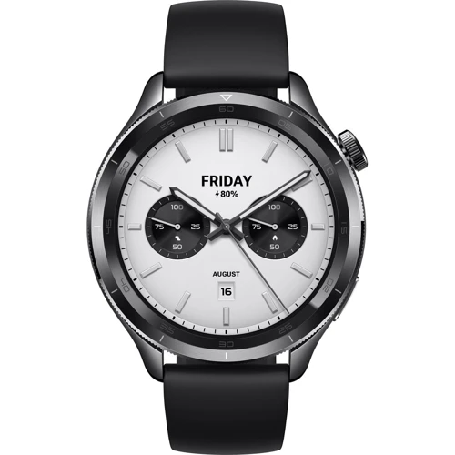 Смарт-годинник Xiaomi Watch S4 Black (Global): Дисплей 1.43" AMOLED (466x466) / 326 PPI