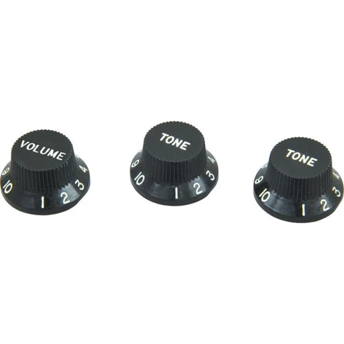 DIMARZIO DM2111 BK STRAT KNOB (BLACK)