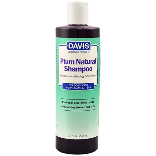 Шампунь-концентрат Davis Plum Natural Shampoo с протеинами шелка для собак, котов 355 мл (52267)