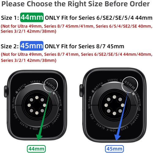 Аксессуар для Watch TPU Strap with Case Black (FLS181119) for Apple Watch 44/45/49mm Ultra фото 5