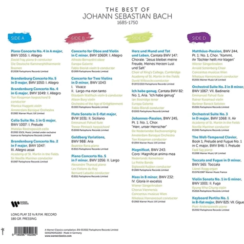 LP2 I-DI Johann Sebastian Bach: The Best Of Bach (LP0129): Производитель I-DI