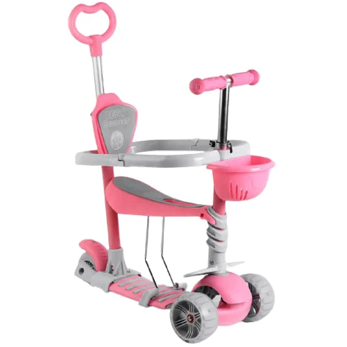 Самокат Best Scooter розовый (B-1069)