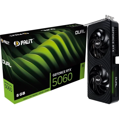 Видеокарта Palit GeForce RTX 5060 Dual (NE75060019P1-GB2063D)