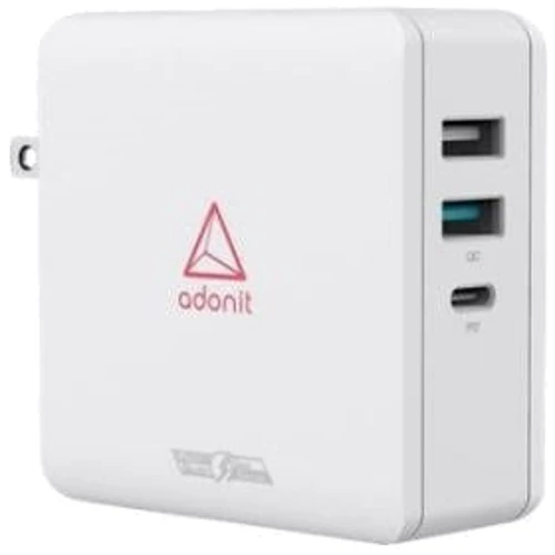 Зарядний пристрій Adonit Wall Charger ThunderPort 2xUSB and USB-C PD65 60W White