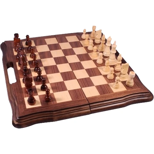 Набор из 3 игр Duke шахматы, нарды, шашки (орех) (AF1601-05)