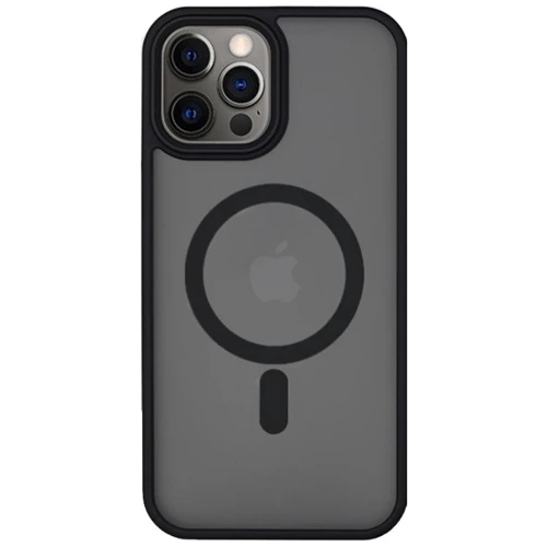 Чехол для iPhone Mobile Case TPU+PC Metal Buttons with MagSafe Black for iPhone 14 Pro Max