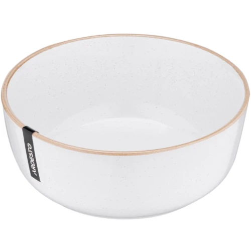 Салатник Ardesto Apulia кераміка 720 мл 16.2 см білий (AR2916AW)