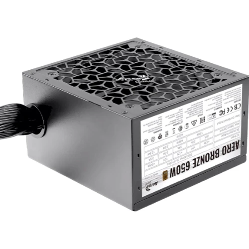 Блок питания AeroCool Aero Bronze 650 (ACPB-AR65AEC.11) 650W: Форм-фактор ATX, EPS
