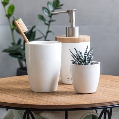 Мыльница KELA Natura белый 11.5х3 см (18585)