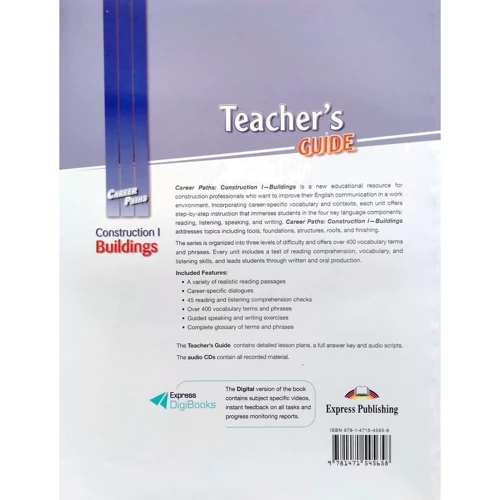 Career Paths: Construction I: Buildings: Teacher's Guide: Виробник Express Publishing