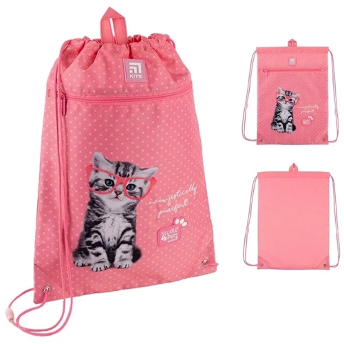 Набір Kite 555S SP-2 Studio Pets рюкзак + пенал + сумка для взуття (SET_SP24-555S-2) фото 11