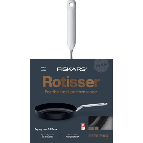 Fiskars Rotisser 28 см (1023750): Тип сковороды Традиционная