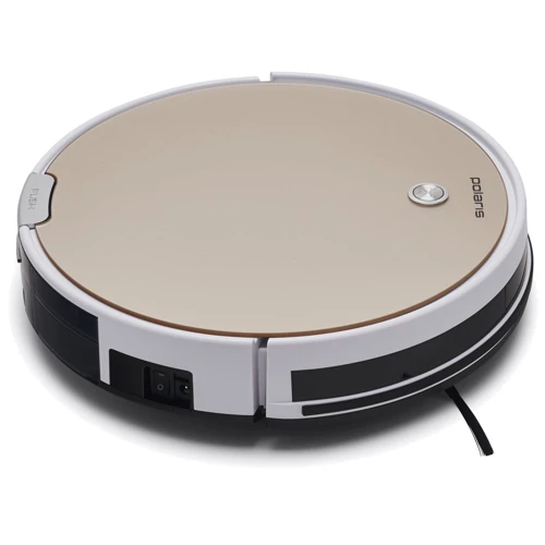 Робот уборщик Polaris PVCR 0726W: Дополнительно Тонкий, Низкий уровень шума, Для маленькой квартиры, Для больших помещений, Циклонная система фильтр