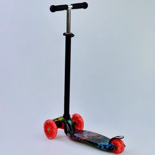 Самокат Best Scooter MAXI Молния Черный (А 24659 /779-1308): Тип колес литые