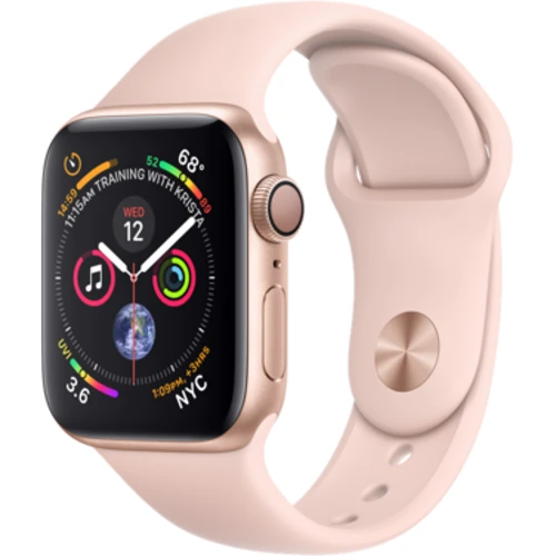 Apple Watch Series 4 40mm GPS Gold Aluminum Case with Pink Sand Sport Band (MU682) Approved Витринный образец