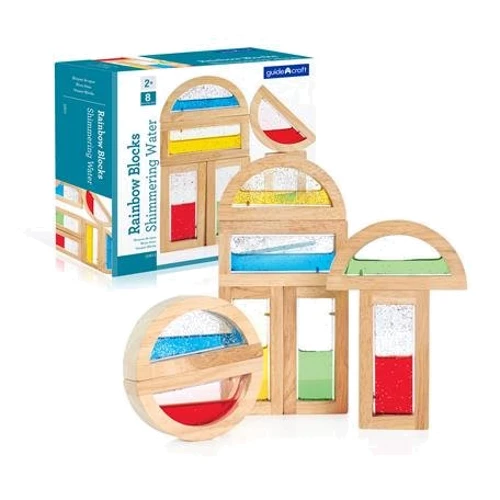 Набор стандартных блоков Guidecraft Block Play Цветная вода (G3013)