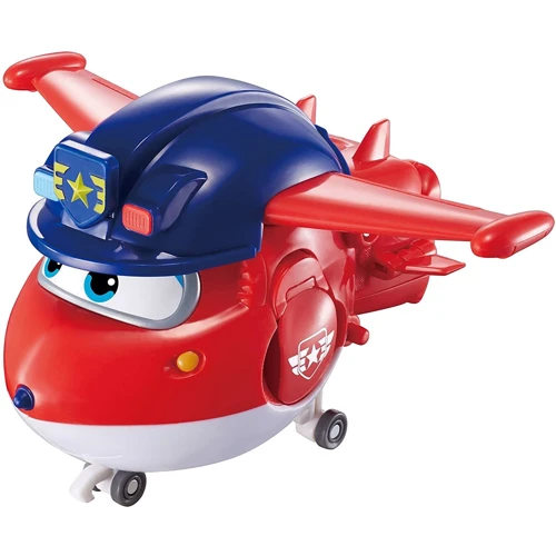 Ігрова фігурка-трансформер Super Wings Transforming Police Jett Джетт поліцейський (EU730231): Тип іграшки Робот-самолет