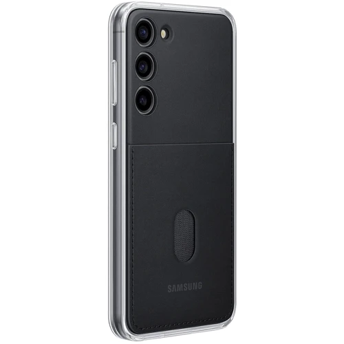 Чехол для телефонов Samsung Frame Case Black (EF-MS916CBEGRU) for Samsung S916 Galaxy S23+: Цвет черный/прозрачный