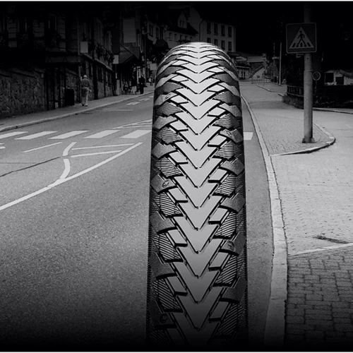 Покрышка Continental CONTACT Cruiser Reflex, 28"x2.20, 55-622, Wire, SafetySystem Breaker, 1025 г, черный (101519): Назначение Для туризма, Для города