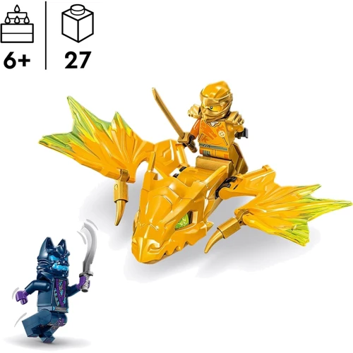 Конструктор LEGO NINJAGO Arins Drachengleiter Драконовий планер Аріна (71803): Кількість деталей, шт. 27