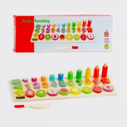 Развивающая доска Fruit matching (C 60420)