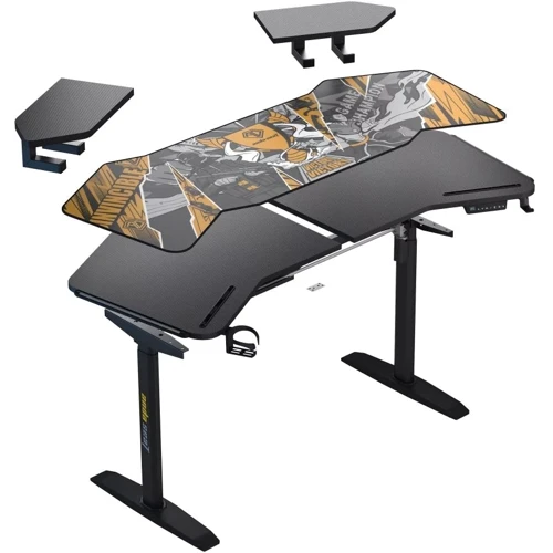 Компьютерный стол с электрорегулировкой высоты Anda Seat Shadow Warrior Black (AD-D-DD1-1600L-02-B)