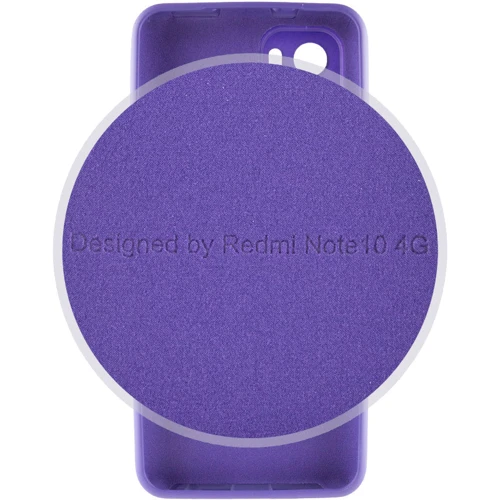 Чехол для телефонов Mobile Case Silicone Cover Shield Camera Purple for Xiaomi Redmi Note 10 / Note 10s: Тип накладка на заднюю часть