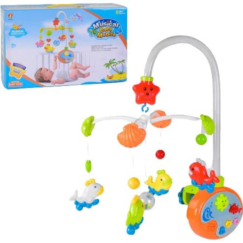 Карусель музыкальная 6538 А: Особенности звуковое сопровождение, работа от батареек