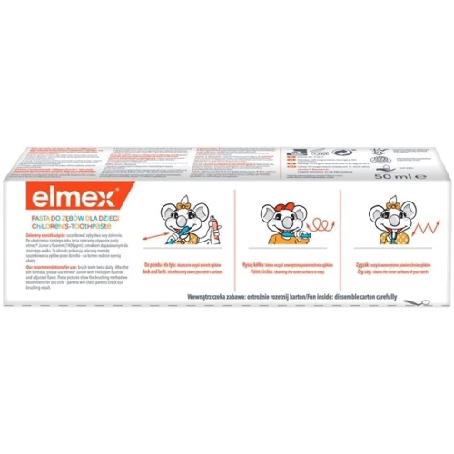 Зубная паста Colgate Elmex детская от 2 до 6 лет 50 мл (4007965560101): Область применения Полость рта