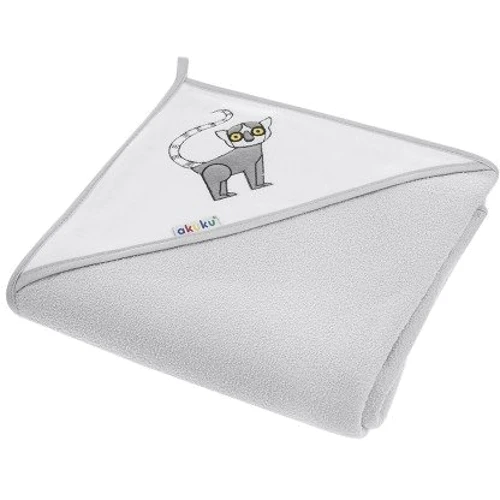 Рушник з капюшоном Akuku Лемур 100x100 см (A1250): undefined undefined