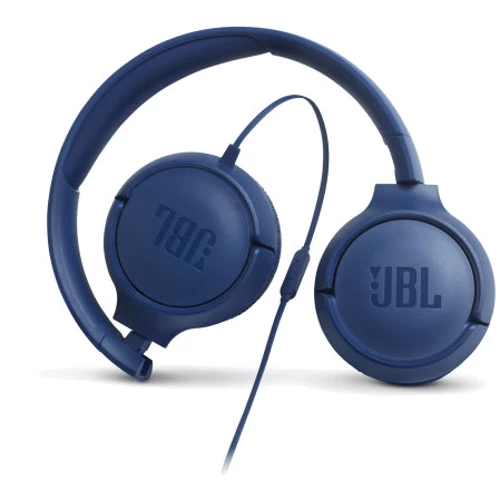 Наушники JBL 500, Blue (JBLT500BLU): Тип крепления оголовные